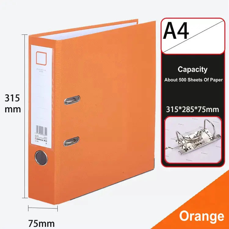 Multicolor Big Ring Binder A4 Lever Arch File Folder For Documents A4 File Organizer Lever Arch Folder On Rings Office Supplies