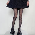 New Goth Lolita Cosplay JK Girls Tights Women Sexy Retro Gothic Kawaii Cross Print Club Stockings Nylon Socks Fishnet Pantyhose