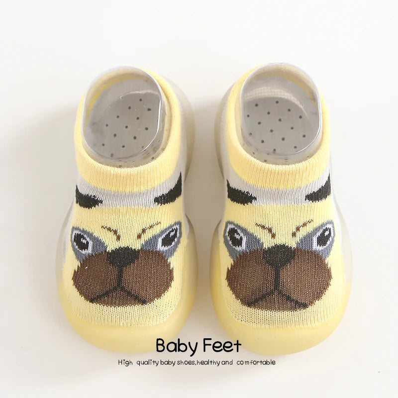 Baby Socks Shoes Boy Girl Fashion Toddler Shoes Anti-Slip  Soft Rubber Shoes Animal Style New Arrival Baby First Walker Autumn