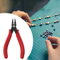Jewelry Crimping Pliers for DIY Accessories Making Tips Tool Tweezers Nose Pliers