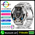 2026 New Men GPS Track Smart Watch 1.85 Inch Ultra HD AMOLED Screen 710 Mah Battery Bluetooth Call Smartwatch For Android IOS