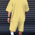 The summer new men's suit features an interesting cartoon duck print casual and fashionable polyester wear - View 3 | SAMAG