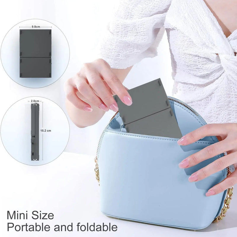 Pocket Portable Tri-folding Touchpad Foldable Keyboard Folding Wireless Keyboard for Tablets