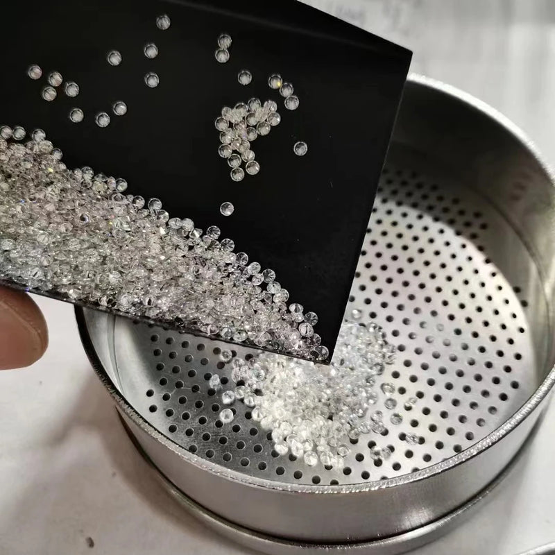 Messi Jewelry DEF VVS-VS 0.8mm-3.0mm 10pcs 20pcs 30pcs 0.5ct 1ct Melee Lab Grown Diamonds HPHT Little Diamond Wholesale