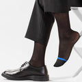 7 Pairs Man Short Silk Socks Business Thin Nylon Striped | SAMAG