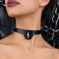Women's Bondage Lingerie Leather Collar Harness Woman Erotic Leather Neck Harness Fetish Wear Women Neck Accessorie