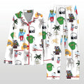 Extra Long Sleep Set Pajama, Casual Printed Fashion Pajama, Adult Comfortable Soft Pajama, Men's Winter Striped Sleepwear