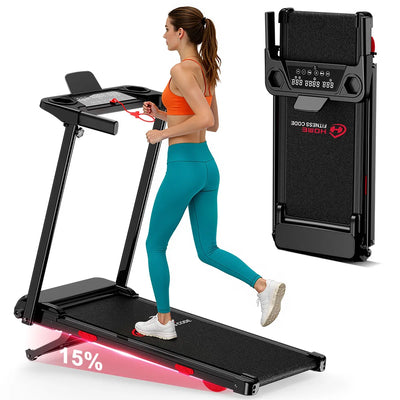 Folding Treadmill with incline Portable Home | SAMAG