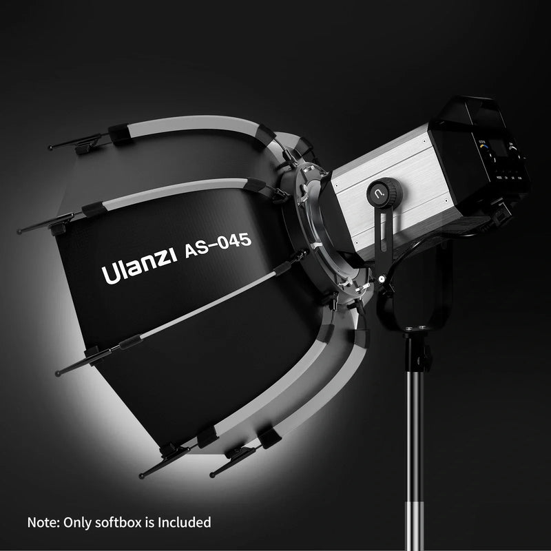 Ulanzi AS-045 45cm Quick Release Deep Octagonal Honeycomb Grid Softbox Bowens Mount for Bowens COB Light Photo Studio Flash Lamp
