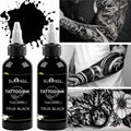 30ML Black & White Tattoo Ink, Professional Tattoo Black Ink with High Brightness and Fine Particles for Easy Application.
