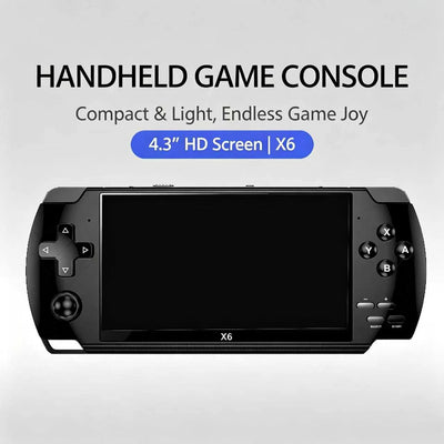 X6Handheld Retro Arcade Game Console Compact Pocket Video | SAMAG
