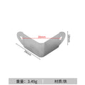 12pcs Round corner triple cornered metal corner protection edge hardware wooden box right-angle corner protection edge