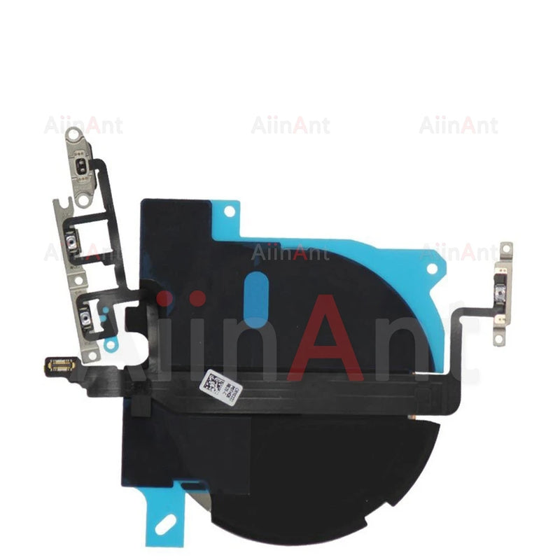 100% Test AiinAnt Power Volume Flash Light NFC Wireless Charging Flex Cable For iPhone 12 13 14 15 Pro Max Mini Plus Sapre Parts
