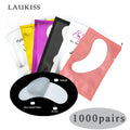 50/500/1000pcs Hydrogel Patches for Eyelashes Building Eyelash Extension Under Eye Pads Lash Stickers Tools Wholesale LAUKISS