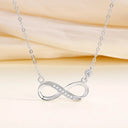925 Silver 18k Gold Plated Necklace Single Sparkling Zircon Clavicle Chain for Women Wedding Jewelry collares