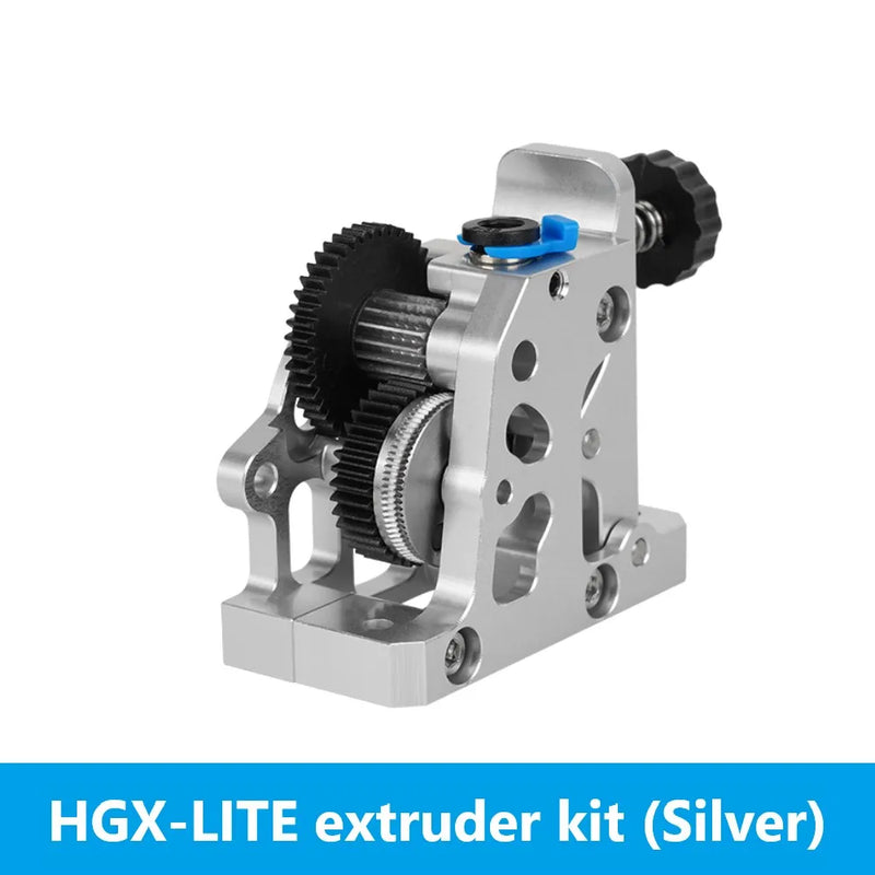 HGX LITE Extruder Dual Gear Extruder Hard Steel Reduction Gear High Speed Motor 3D Printer Parts for CR10 CR 10S Ender3 V2 VORON