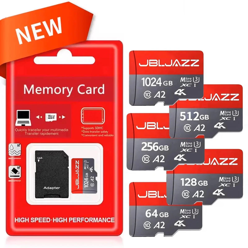 High Speed Micro SD Card 128GB A1 for Mobile TV Memory Card 64GB U3 TF Card 16GB Mini SD Card 32GB U1 Memory Card for Sony