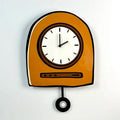 Cartoon Wall Clock Korea Creative Living Room Clocks Home Decor Digital Clocks Simple Swinging Pendulum Clock Home Decoration
