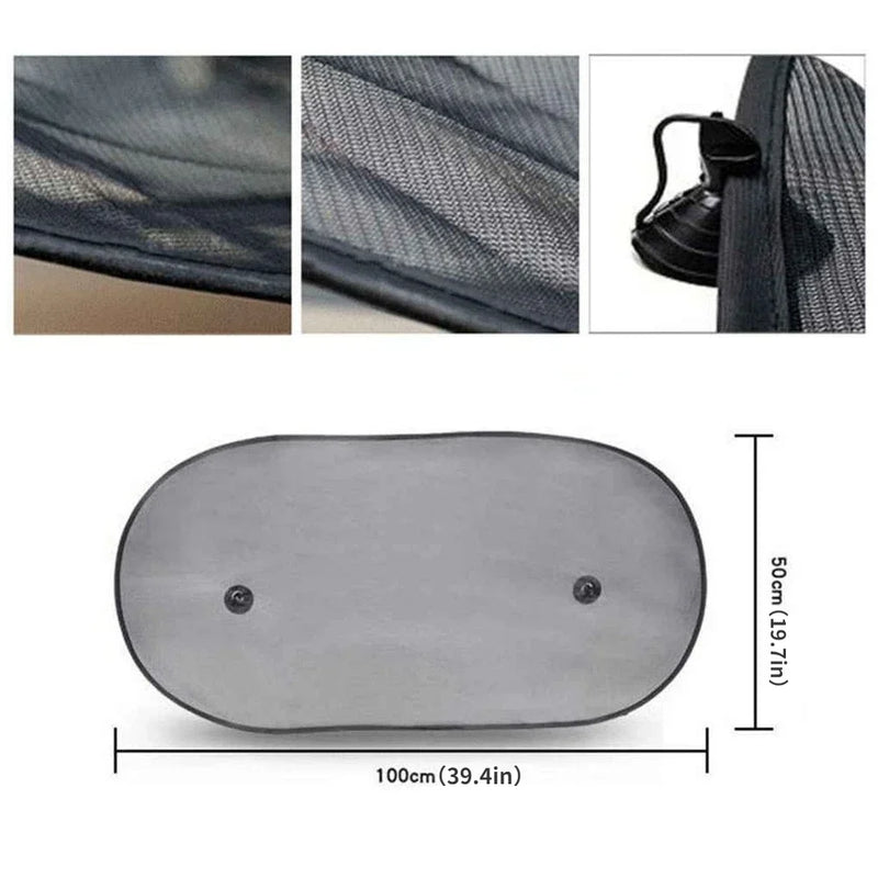 Portable Auto Supplies Sunshade Car Window Suction Cup Shade Car Curtain Auto Sun Shade Car Styling Covers Sun Visor
