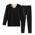 Men Thermal Set Autumn Winter Thermal Outfit Men's Thermal Underwear Set Fleece Lined Long Johns Base Layer Wool Winter Sweater