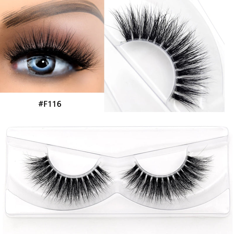 Visofree Mink Lashes 3D Mink Eyelashes 100% Cruelty free Lashes Handmade Reusable Natural Eyelashes Popular False Lashes Makeup