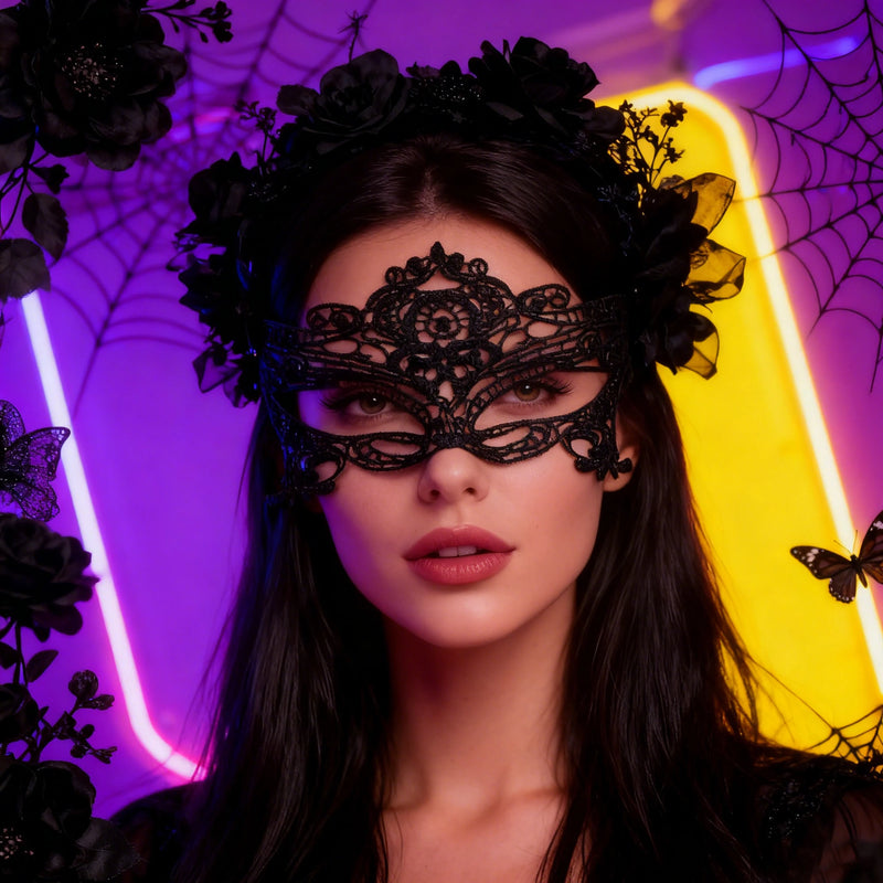 Masquerade Mask, Sexy Lace Eye Mask, Venetian Mask, Dance for Women, Ball Mask for Costume Party