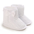 2022 Baby Autumn Winter Boots Baby Girl Boys Winter Warm Shoes Solid Fashion Toddler Fuzzy Balls First Walkers Kid Shoes 0-18M