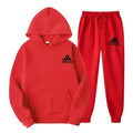Popular autumn and winter hooded sweatshirt+jogging pants set suitable for both men and women in sports and - View 19 | SAMAG