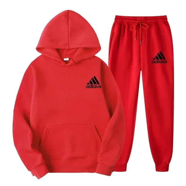 Popular autumn and winter hooded sweatshirt+jogging pants set suitable for both men and women in sports and - View 19 | SAMAG