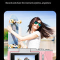 Digital Camera，2.4-inch HD rotating screen，4K video recording，800mAh battery capacity，48 megapixels，Beauty function，Autofocus