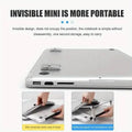 2pcs/Set Laptop Stand for Computer Keyboard Stand Riser Aluminum Mini Portable Laptop Stands for Notebook