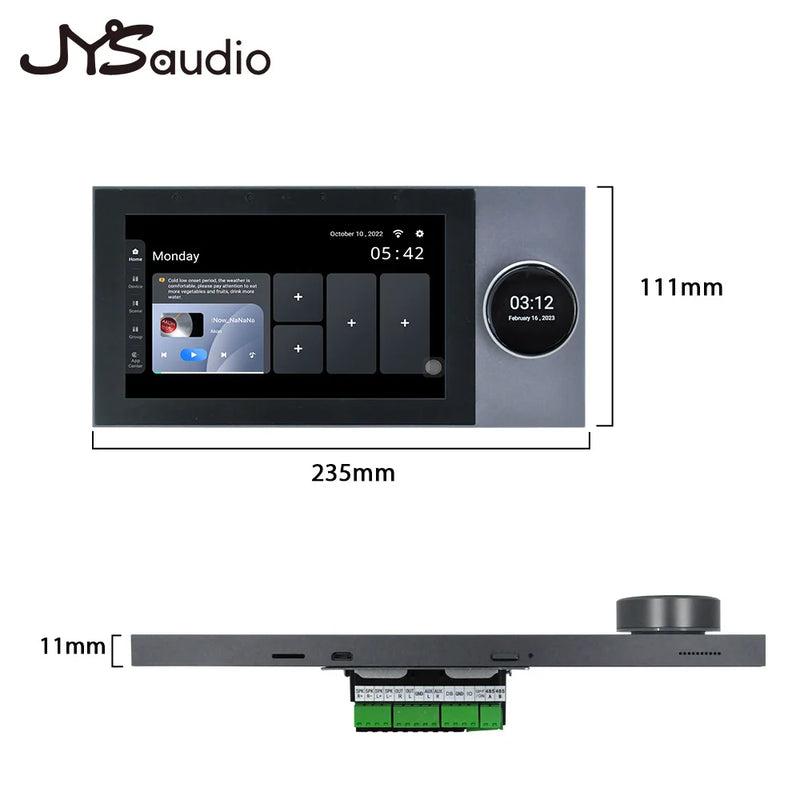 Audio Set Smart Home Theater TUYA Wall Sound Amplifier WiFi Touch Screen Android Power Amp Bluetooth 6"" Stereo Ceiling Speaker