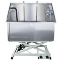 Customized Stainless Steel Electric Height Adjustable Pet Bath Tub for Professional Dog Grooming