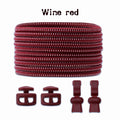 1 Pair Elastic Shoelaces Kit with Push Button Lock Stretch No Tie Shoe Laces for Running Sneakers Sports Shoes Adults Kids