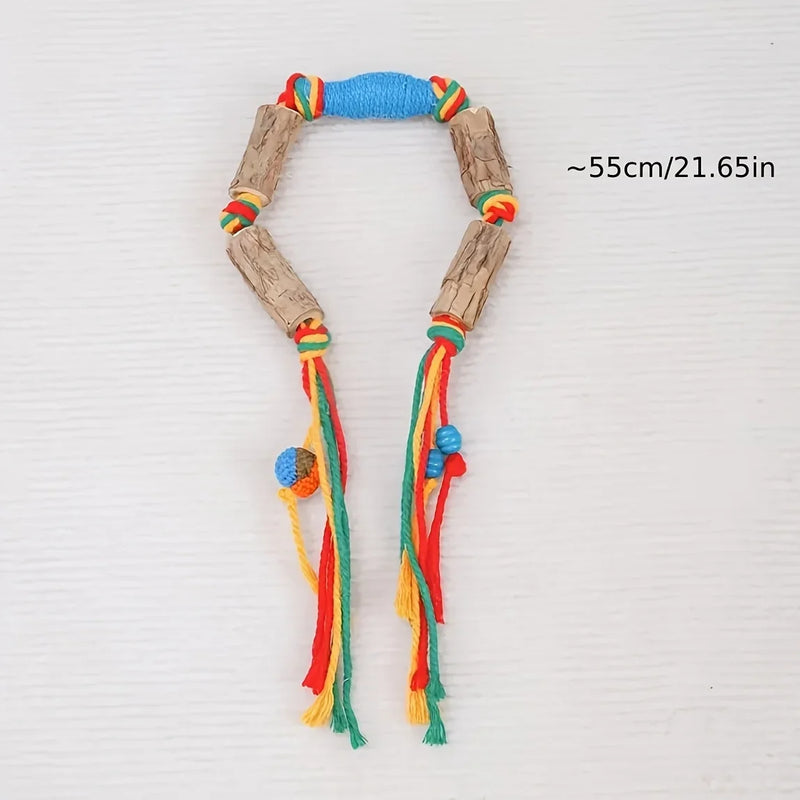 2pcsToy That Attracts Cats To Play - A Natural Cat Toy Made of Rope, Used for Chewing and Dental Care