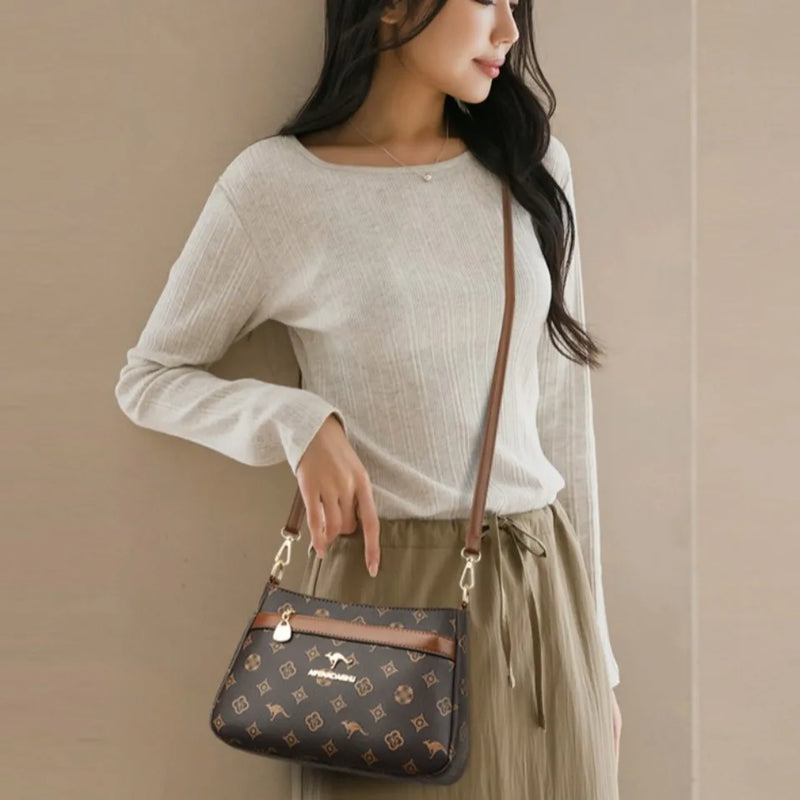 Genuine Brand Quality Soft Pu Leather Shoulder Crossbody Bag Luxury Handbags Women Bags Designer Female Messenger Bag 2026