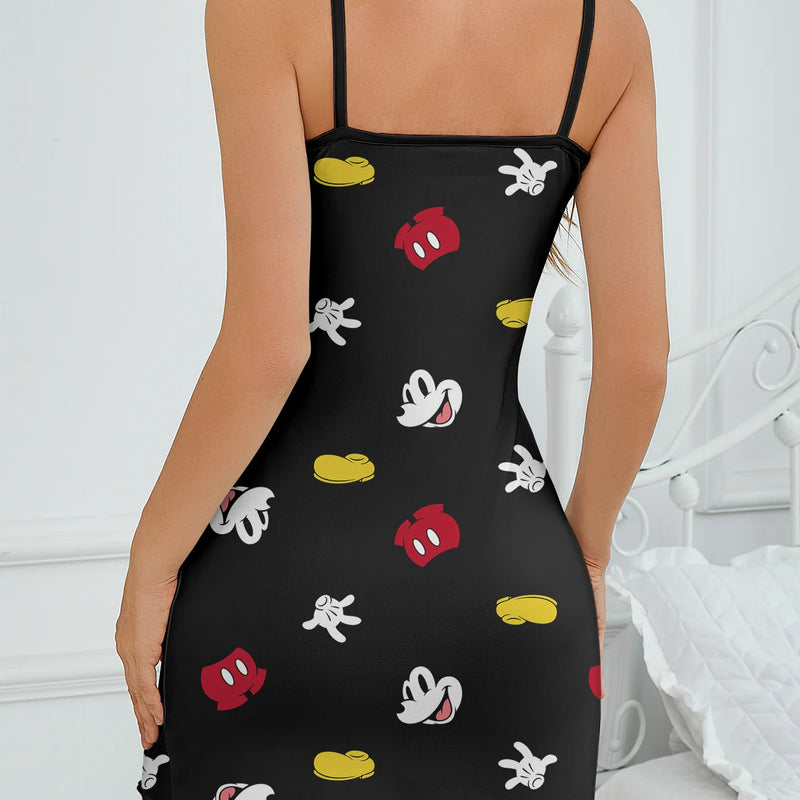 Women's Disney Mickey avatar cute cartoon nightgown home | SAMAG