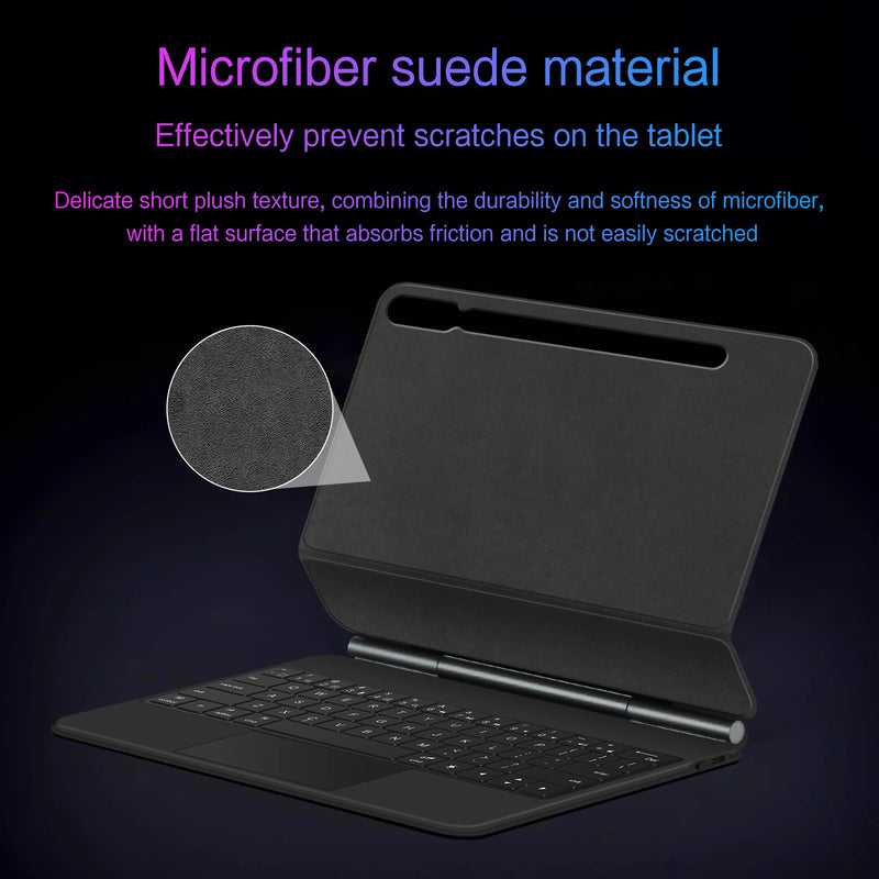 LFOIQN Magic Keyboard Folio for Samsung Galaxy Tab S10 Plus S9 FE+ S7 FE S8 S9 Plus S10+ 12.4"Magnetic Case Floating Multi-Touch