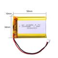 100% real capacity 3.7V 103450 2000mAh Rechargeable Polymer Lithium Battery, for Cameras, GPS, Bluetooth Speakers，PS4 controller