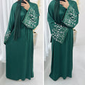 Turkey Emboridery Abaya for Women Dress Morocco Dubai Islam Vestidos Eid Muslim Arab Long Robe Ramadan Kaftan Abayas Jalabiya