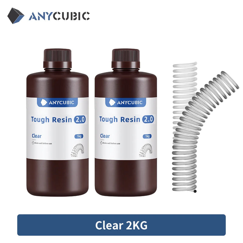ANYCUBIC Flexible Tough Resin 2.0 405nm UV Resin High Toughness High Rigidity 3D Printer Printing Materials For Photon Mono