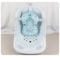 Baby Bath Seat Support Mat Infant Anti-Slip Soft Comfort Body Cushion Foldable Baby Bath Tub Pad Chair Newborn Bathtub Pillow