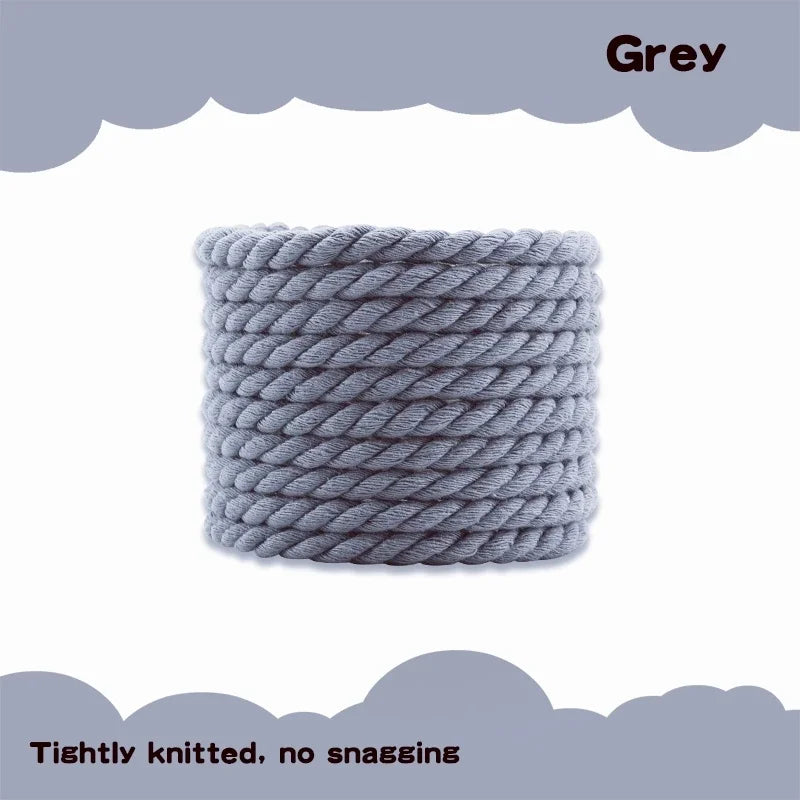 1Pair Round Shoelaces 6mm Thicker Cotton Shoelace AF1/AJ1 Twisted Rope Laces Sneakers Boots Shoe Laces for Shoes 120/140/160CM