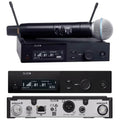 SLXD Microfone 500/600/800MHZ Wireless Microphone System 4pin Headset KSM8/Beta58 Professional Audio Equipment For Stage Karaoke