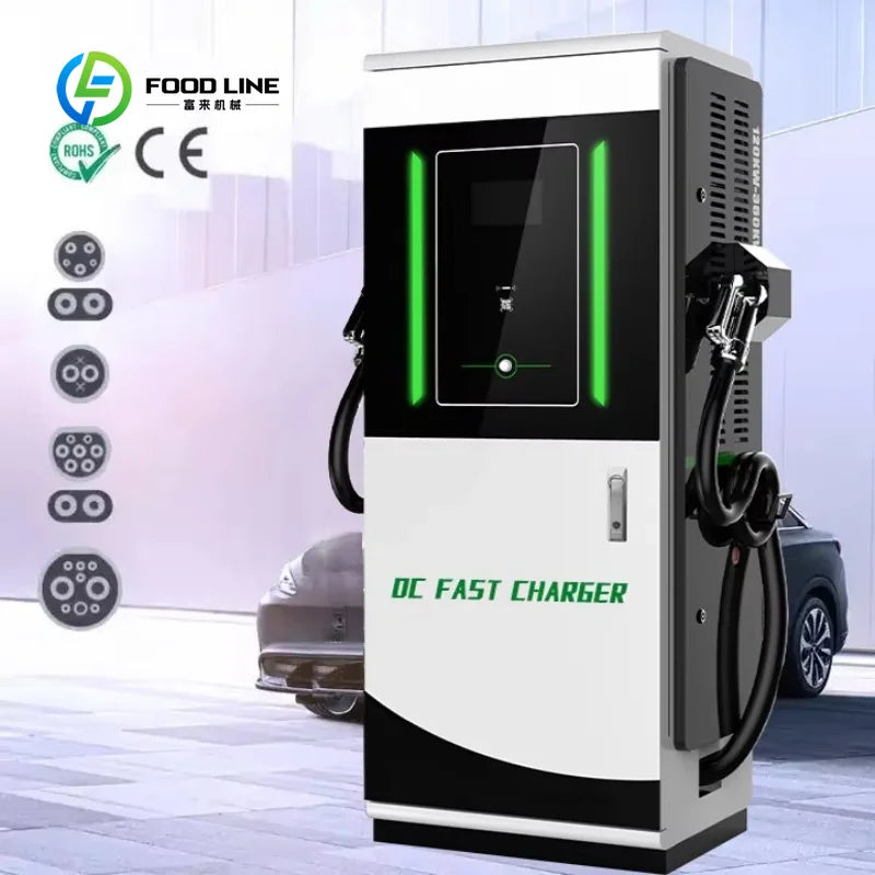 Customized Electric Car Charging Station with Battery Storage, 120kW High Power DC Fast EV Charger Suitable for Charging Service