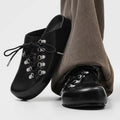 Mens Leather Loafers Non Slip Walking Flats Light Breathable Outdoor Slip on Casual Shoes for Male Work Office Driving Sneakers
