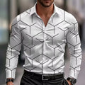 European American Trendy Men Geometric Branch Line | SAMAG