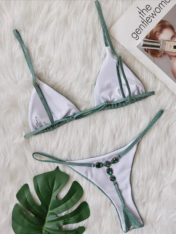 Extreme Mini Micro G String Diamond Bikini Women Swimsuit | SAMAG