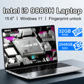 New 15.6" Laptop Intel Core I9-9880H 32GB RAM 2TB SSD Ultra Slim Gaming Laptop 1920*1080 Windows 11 Office Study Home Use