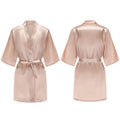 Women's Pure Short Silky Robes Bridesmaid Bride Party | SAMAG